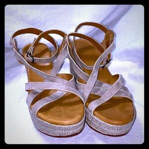 COCLICO Strappy Braided Platform Sandal-35